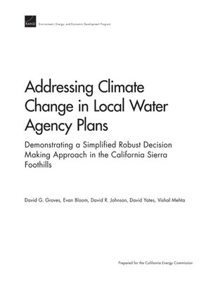 cover image of Addressing Climate Change in Local Water Agency Plans